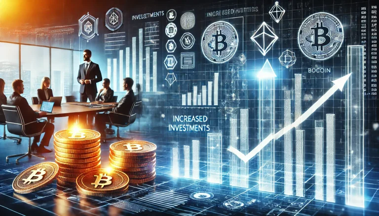 Futuristic image of blockchain.