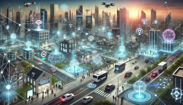 futuristic image of a city