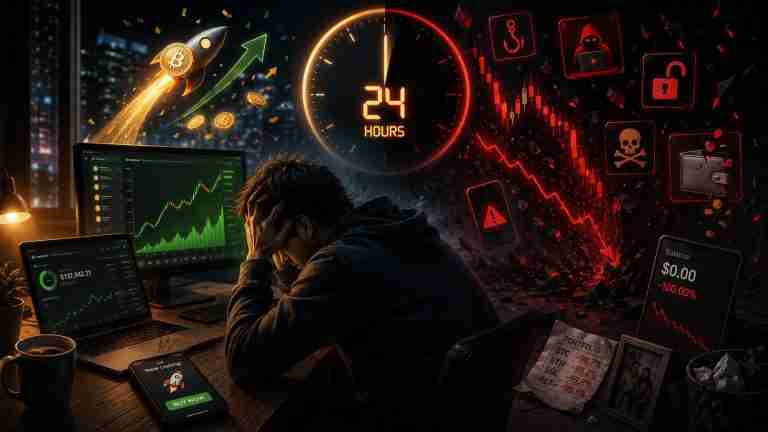 How People Lose Their Life Savings in Crypto in 24 Hours