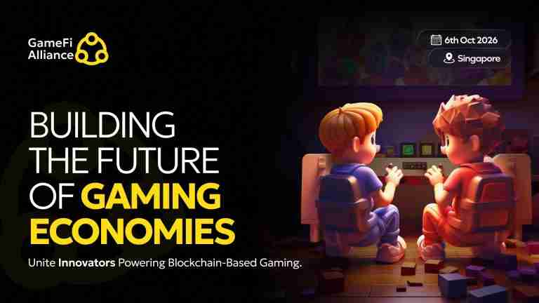 GameFi Alliance Web3 Gaming Summit banner for the Singapore event on 6 October 2026